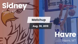 Matchup: Sidney  vs. Havre  2019