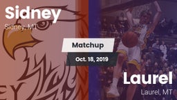 Matchup: Sidney  vs. Laurel  2019