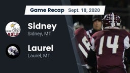 Recap: Sidney  vs. Laurel  2020