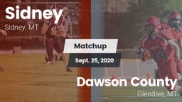 Matchup: Sidney  vs. Dawson County  2020