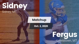 Matchup: Sidney  vs. Fergus  2020