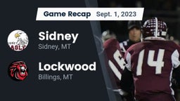 Recap: Sidney  vs. Lockwood     2023