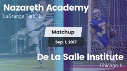 Matchup: Nazareth Academy vs. De La Salle Institute 2017