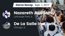 Recap: Nazareth Academy  vs. De La Salle Institute 2017