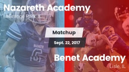 Matchup: Nazareth Academy vs. Benet Academy  2017