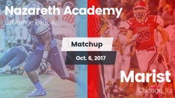Matchup: Nazareth Academy vs. Marist  2017