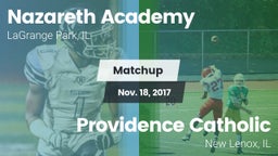 Matchup: Nazareth Academy vs. Providence Catholic  2017