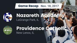 Recap: Nazareth Academy  vs. Providence Catholic  2017