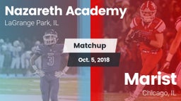 Matchup: Nazareth Academy vs. Marist  2018