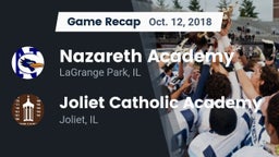 Recap: Nazareth Academy  vs. Joliet Catholic Academy  2018