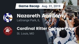 Recap: Nazareth Academy  vs. Cardinal Ritter College Prep 2019