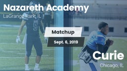 Matchup: Nazareth Academy vs. Curie  2019