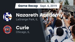 Recap: Nazareth Academy  vs. Curie  2019