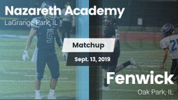 Matchup: Nazareth Academy vs. Fenwick  2019