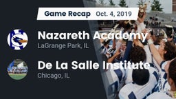 Recap: Nazareth Academy  vs. De La Salle Institute 2019