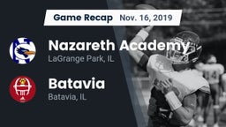 Recap: Nazareth Academy  vs. Batavia  2019