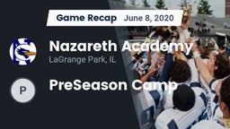 Recap: Nazareth Academy  vs. PreSeason Camp 2020