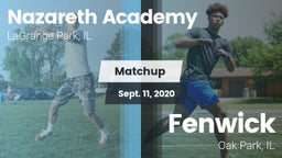 Matchup: Nazareth Academy vs. Fenwick  2020