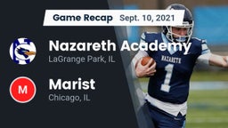 Recap: Nazareth Academy  vs. Marist  2021