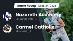Recap: Nazareth Academy  vs. Carmel Catholic  2021