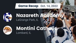 Recap: Nazareth Academy  vs. Montini Catholic  2022