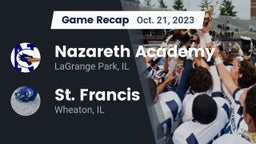 Recap: Nazareth Academy  vs. St. Francis  2023