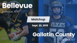 Matchup: Bellevue  vs. Gallatin County  2019