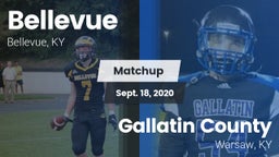 Matchup: Bellevue  vs. Gallatin County  2020