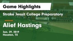 Strake Jesuit College Preparatory vs Alief Hastings  Game Highlights - Jan. 29, 2019