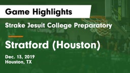 Strake Jesuit College Preparatory vs Stratford  (Houston) Game Highlights - Dec. 13, 2019