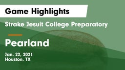 Strake Jesuit College Preparatory vs Pearland  Game Highlights - Jan. 22, 2021