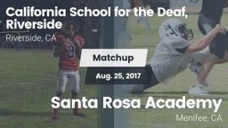 Matchup: California School vs. Santa Rosa Academy 2017
