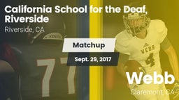 Matchup: California School vs. Webb  2017