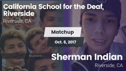 Matchup: California School vs. Sherman Indian  2017