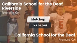 Matchup: California School vs. California School for the Deaf 2017