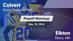Matchup: Calvert  vs. Elkton  2016