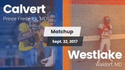 Matchup: Calvert  vs. Westlake  2017