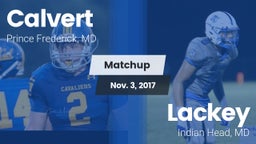 Matchup: Calvert  vs. Lackey  2017