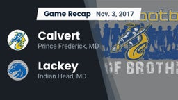 Recap: Calvert  vs. Lackey  2017
