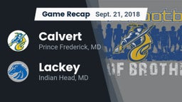 Recap: Calvert  vs. Lackey  2018