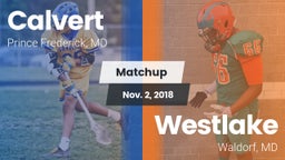 Matchup: Calvert  vs. Westlake  2018