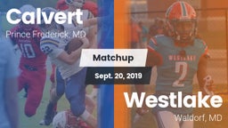 Matchup: Calvert  vs. Westlake  2019