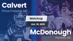 Matchup: Calvert  vs. McDonough  2019