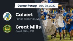 Recap: Calvert  vs. Great Mills 2022