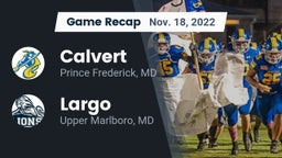 Recap: Calvert  vs. Largo  2022