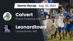 Recap: Calvert  vs. Leonardtown  2023