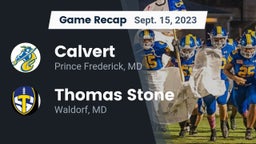Recap: Calvert  vs. Thomas Stone  2023