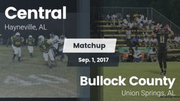 Matchup: Central  vs. Bullock County  2017