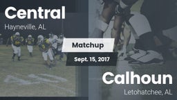 Matchup: Central  vs. Calhoun  2017
