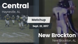 Matchup: Central  vs. New Brockton  2017